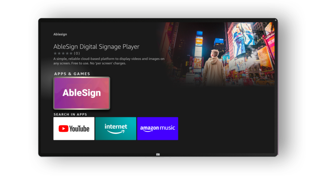 digital signage firetv appstore