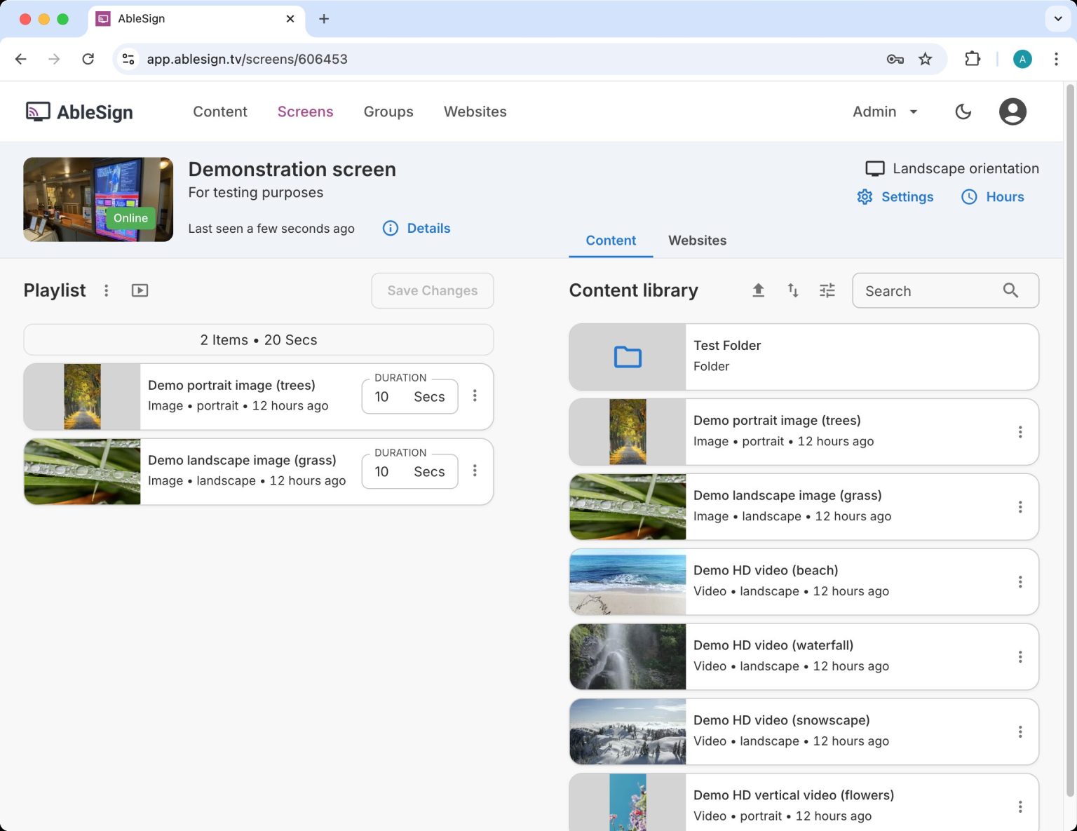 How to use folders to organize your digital signage content