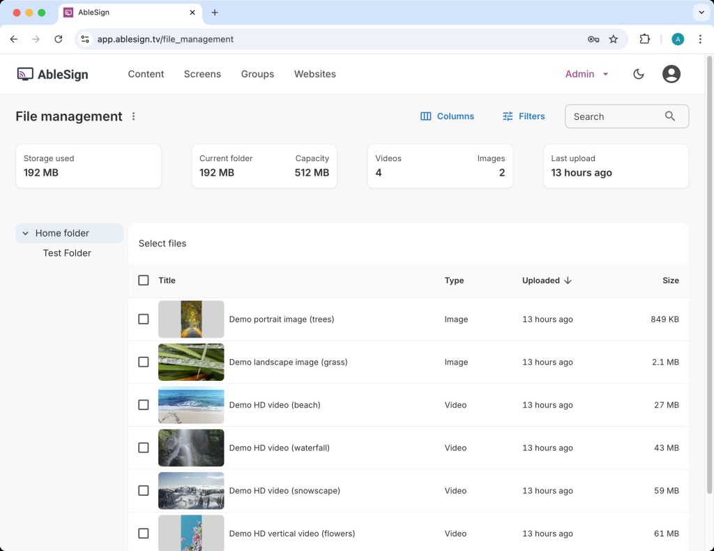 Content File Manager How to move or delete multiple files in your content library