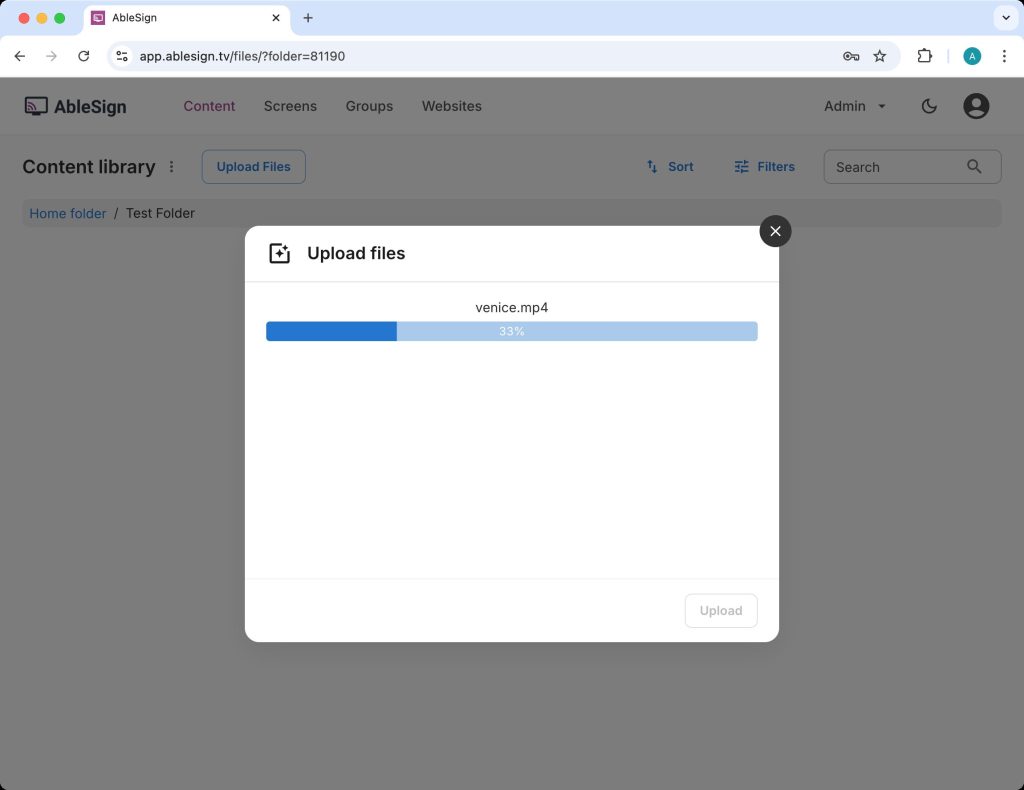 How to use folders to organize your digital signage content