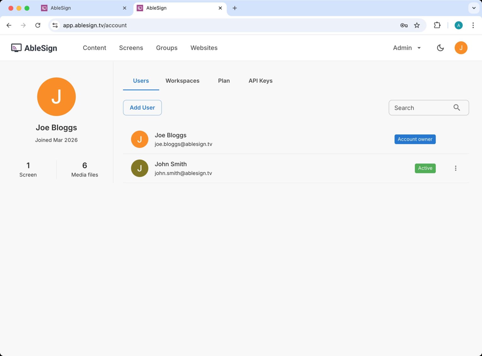 How to add additional users to your account