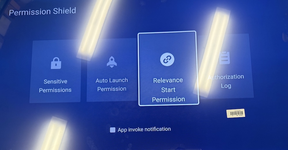 TCL relevance start permission