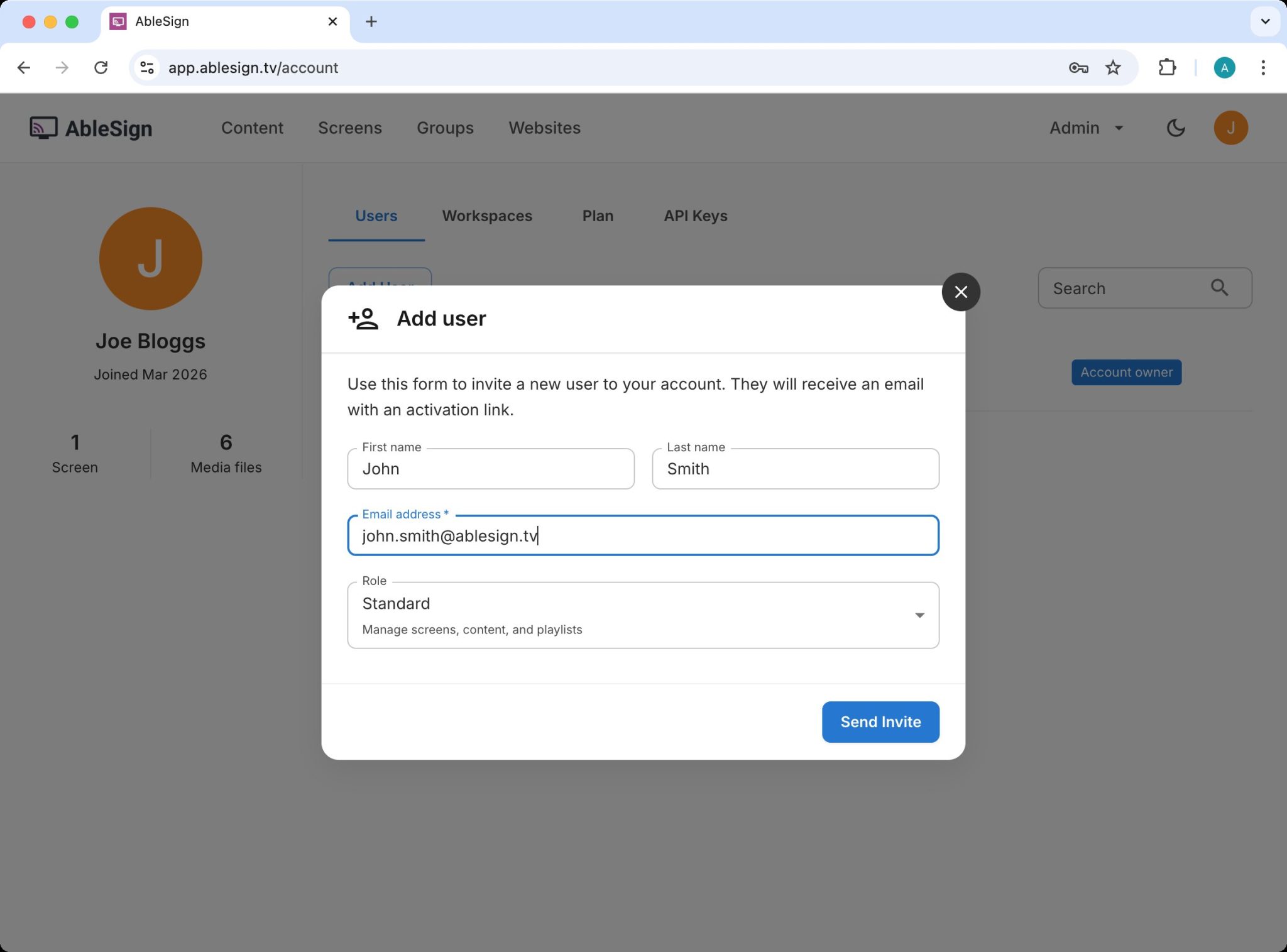 How to add additional users to your account