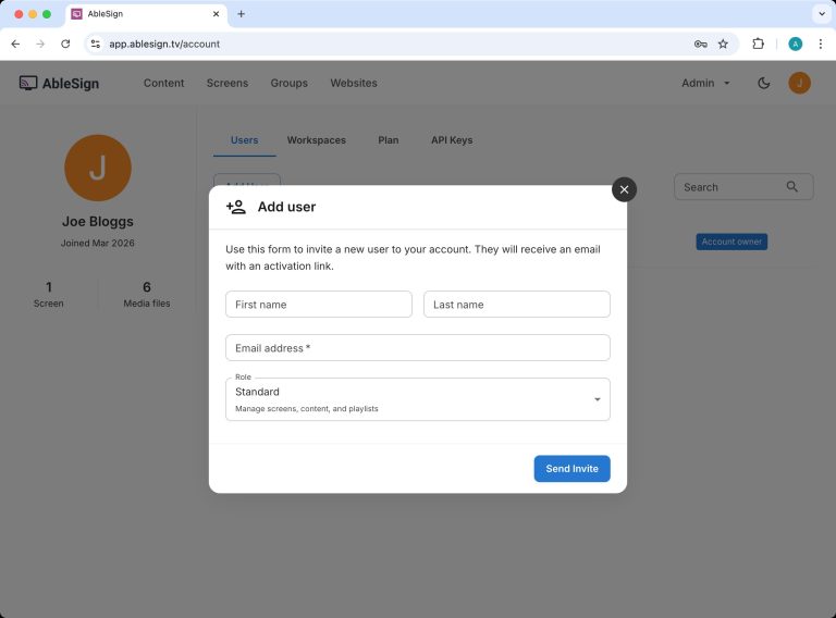 How to add additional users to your account